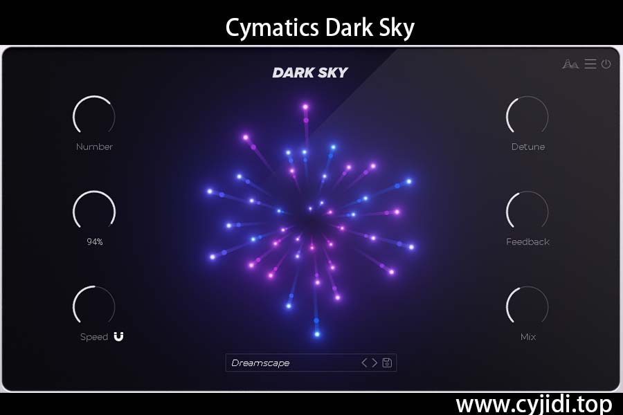 【MAC】Cymatics Dark Sky图像引擎延迟效果器