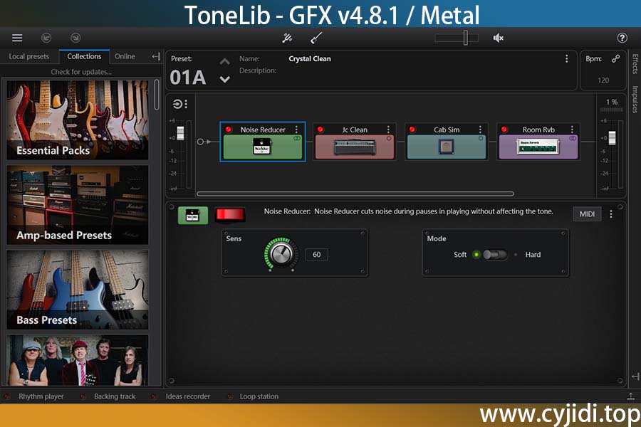 【WIN】ToneLib – GFX v4.8.1 & Metal v1.2.6吉他效果器