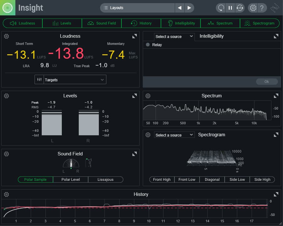 【win】iZotope – Insight 功能强大的音频分析和计量插件
