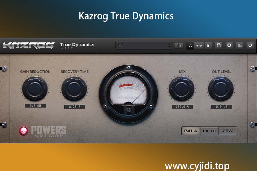 【MAC】Kazrog – True Dynamics v1.1.2动态处理器