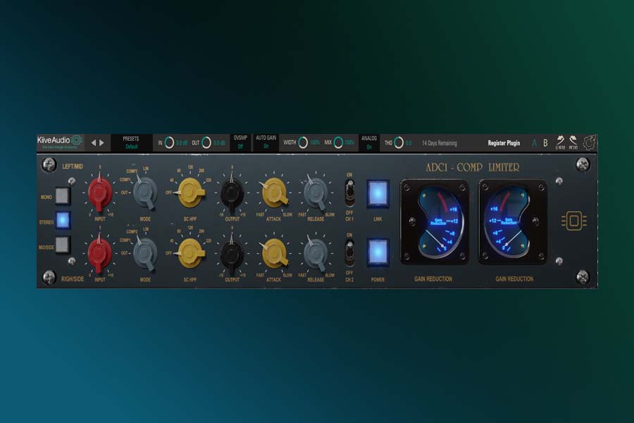【win】Kiive Audio ADC1 Compressor v1.0.1老式经典压缩器