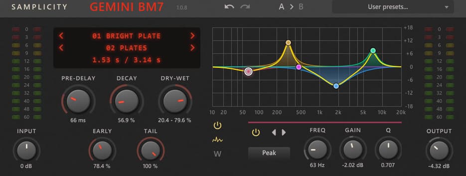 【win】Samplicity.Gemini BM7.v1.0.8.WiN-TeamFuCK模拟混响插件