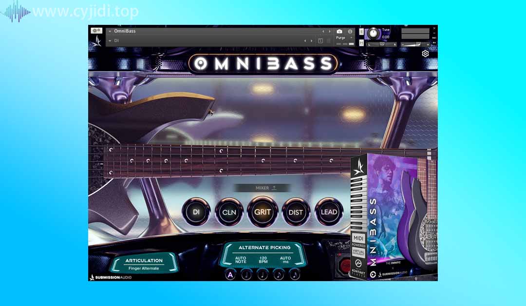 终极贝斯Submission Audio  OmniBass Kontakt