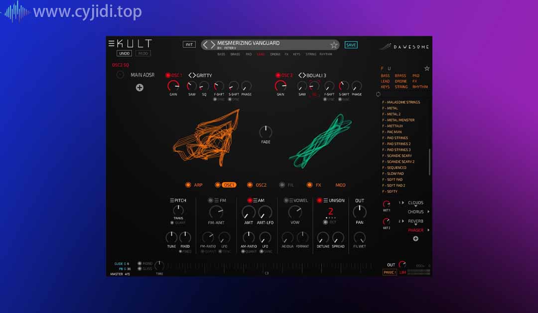 滤波合成器Dawesome – Kult v1.08 VSTi3 x64 WIN