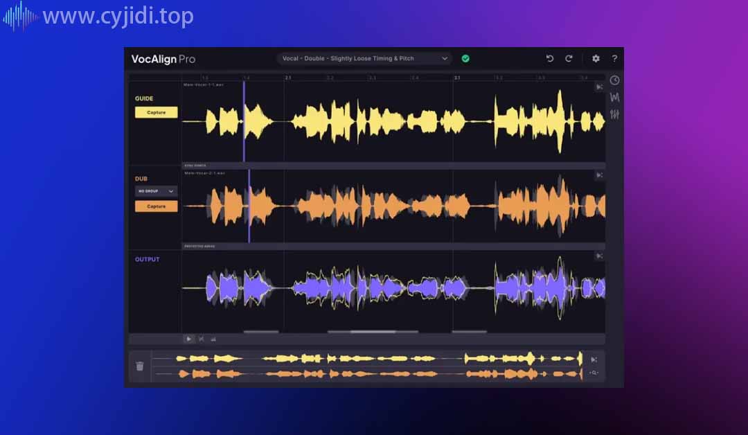 均衡器Synchro Arts –  VocAlign 6 Pro v6.1.18- WiN