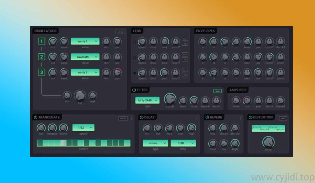 【WiN】reFX Vanguard v2.0.9先驱者电子合成器