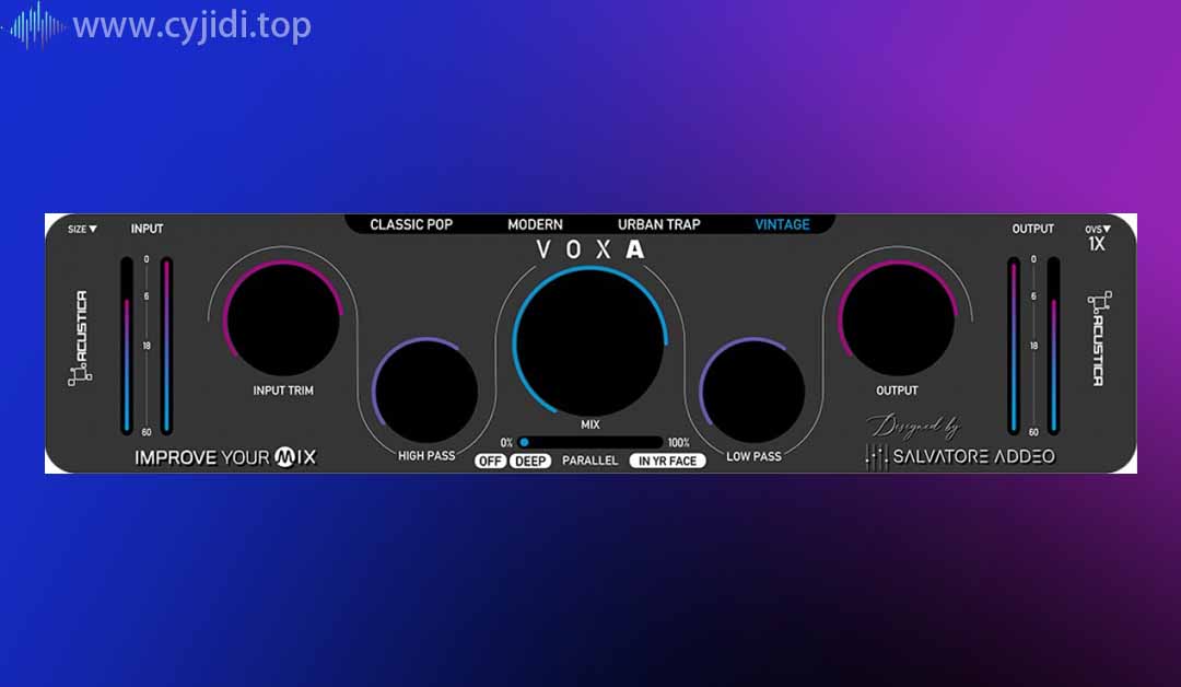 人声处理效果器-Acustica Audio – Voxa 2023 -WIN