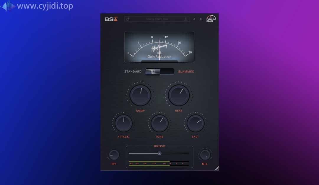 黑盐压缩插件-Black Salt Audio – 鼓总线 v1.0.0-WIN
