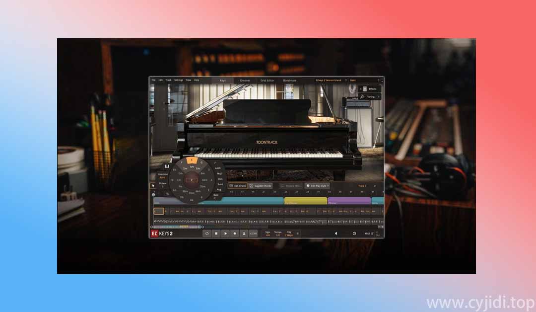 2024全新编曲钢琴终极典藏版（2024新增拓展）Toontrack EZkeys WIN