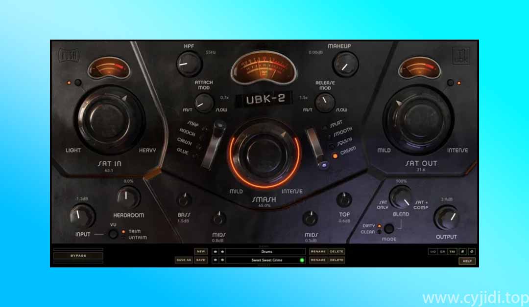压缩效果器Kush Audio – 适用于 Windows 的 UBK-2 v1.0.1