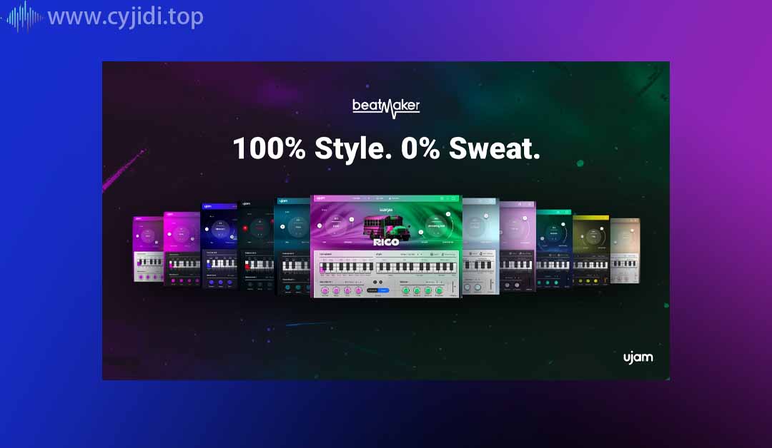 嘻哈/电子/流行流派效果器uJAM Beatmaker Bundle 2 v2.3.1- WIN