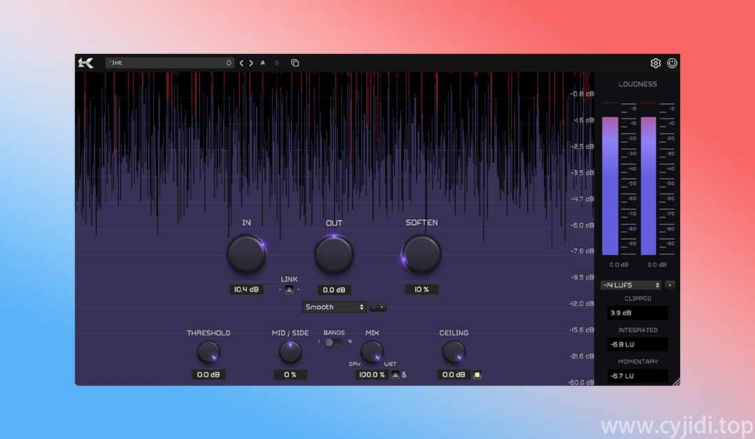 【MAC】Kazrog – KClip 3 v3.6.4 削波音频插件