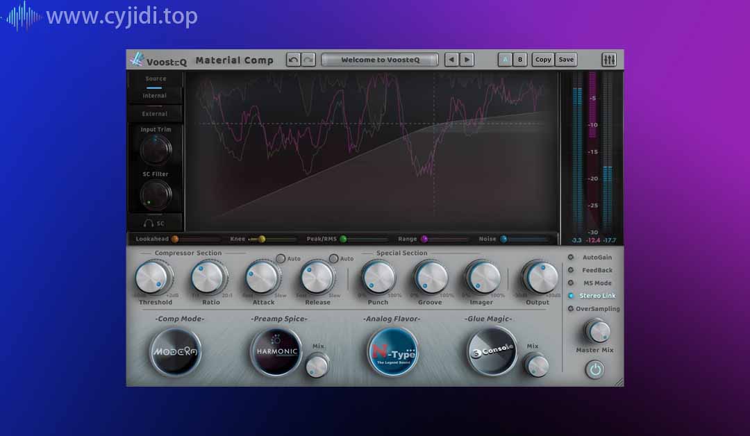 VoosteQ 压缩补偿 v1.7.10 VST、VST3、AAX x64-WIN