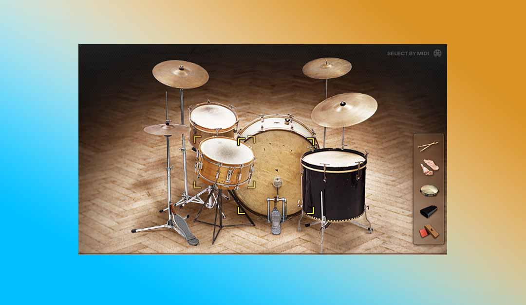 2arm架子鼓Abbey Road Vintage Drummer LibraryKONTAKT