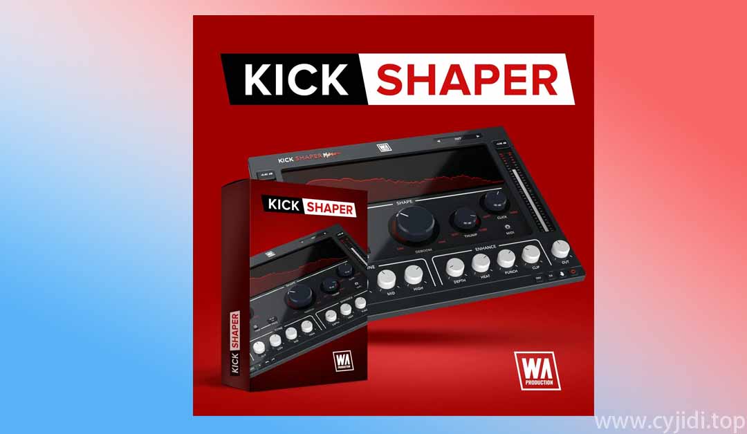 混音利刃-鼓塑性效果器W.A Production KickShaper v1.0.0 WiN