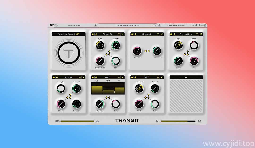 过渡效果器BABY Audio Transit v1.0.0 MAC