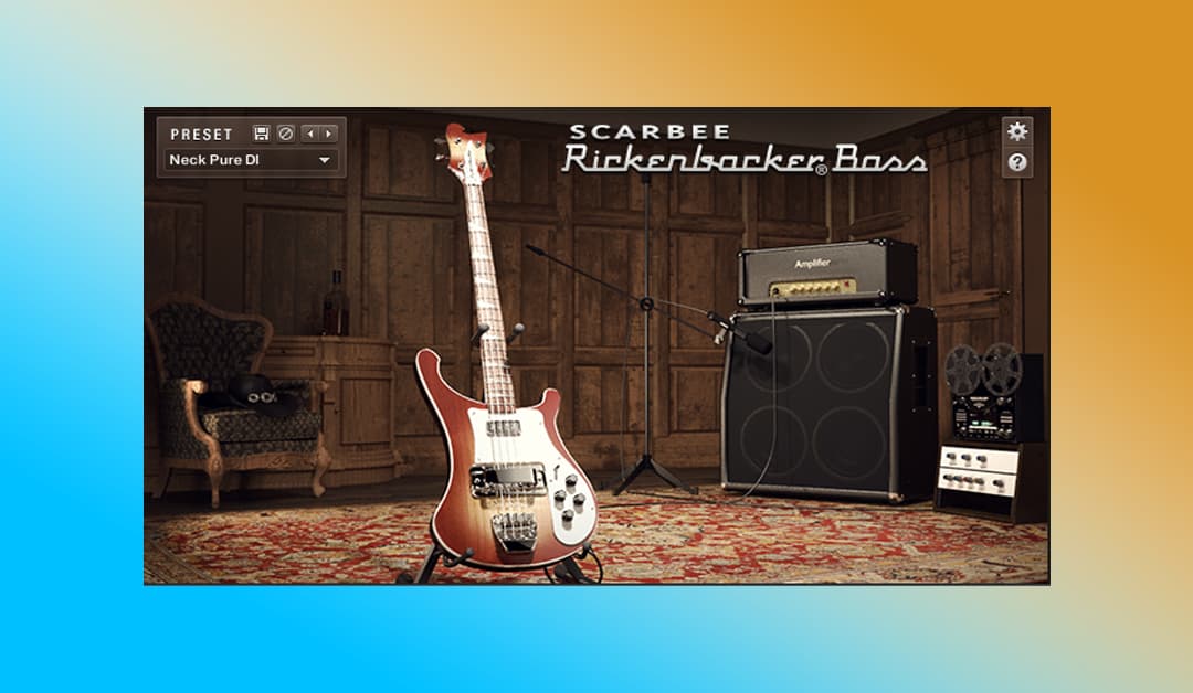 电贝司Scarbee Rickenbacker Bass Library【KONTAKT】