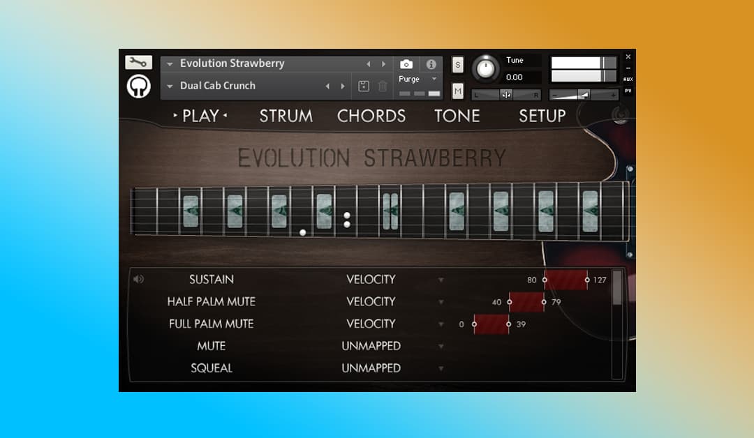 演进吉他Evolution Electric Guitar – Strawberry【KONTAKT】