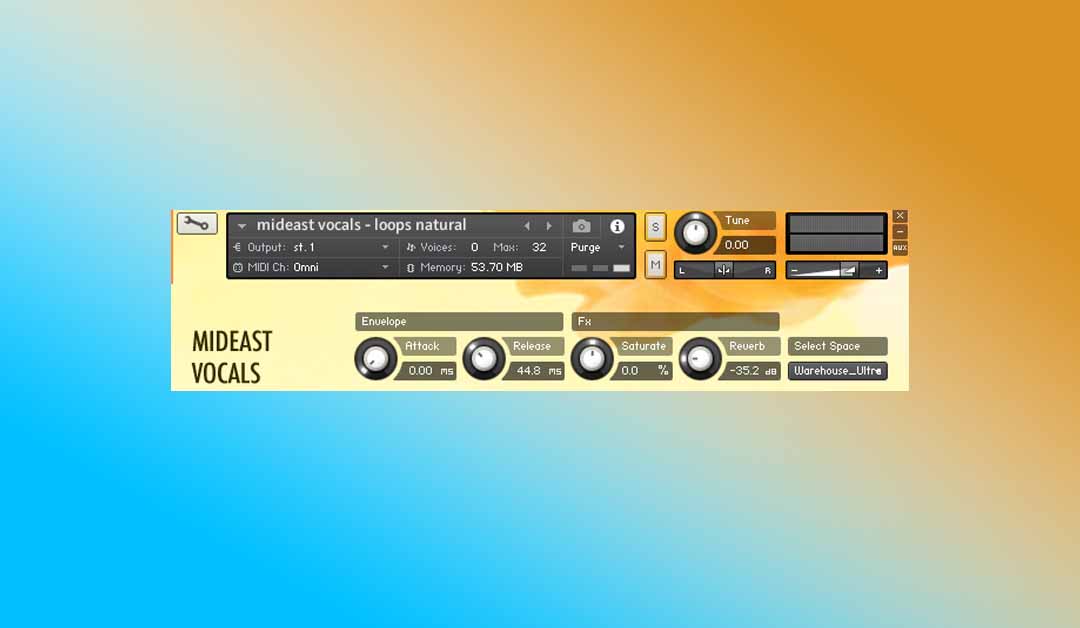 空旷女声RastSoundsMidEastVocals【KONTAKT】