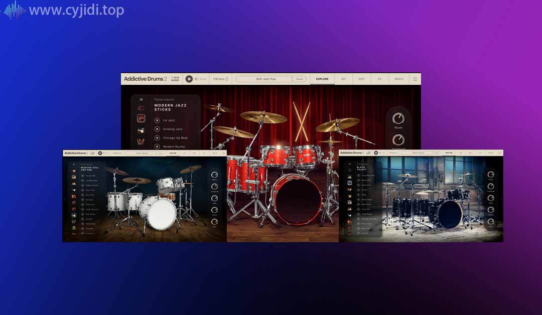振奋鼓乐器合成器 – XLN Audio –  2 Complete v2.5.0.11 –  WiN