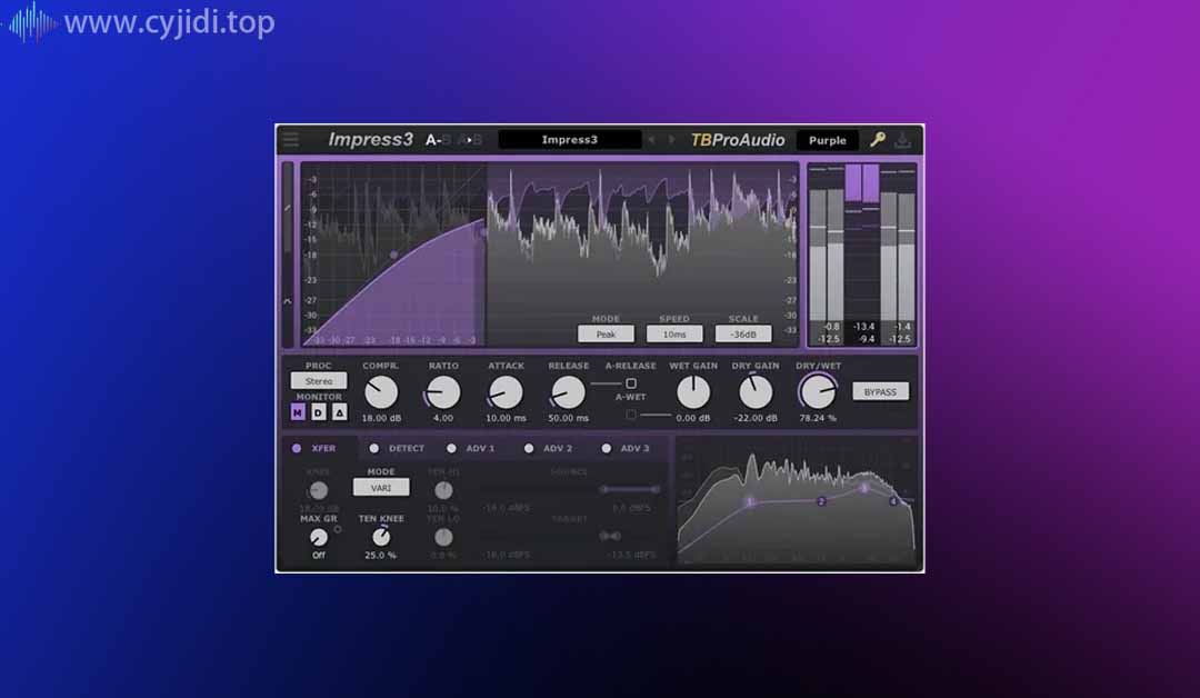 宽带立体声压缩器-TBProAudio – Impress 3 v3.2.2 -WIN
