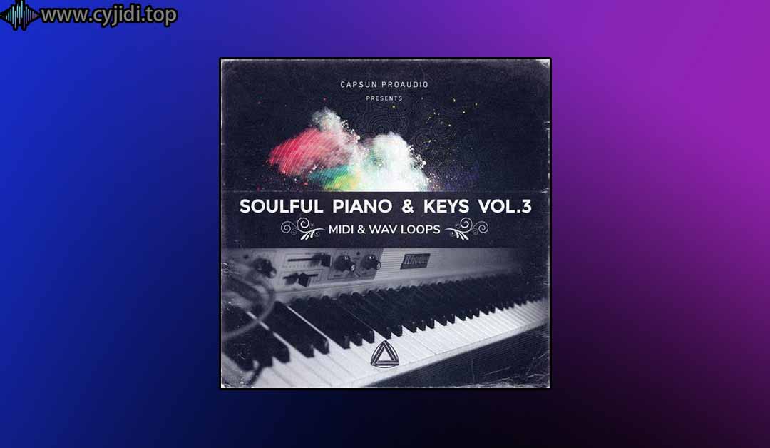 深情的钢琴键盘  – CAPSUN ProAudio –  （WAV， MIDI）