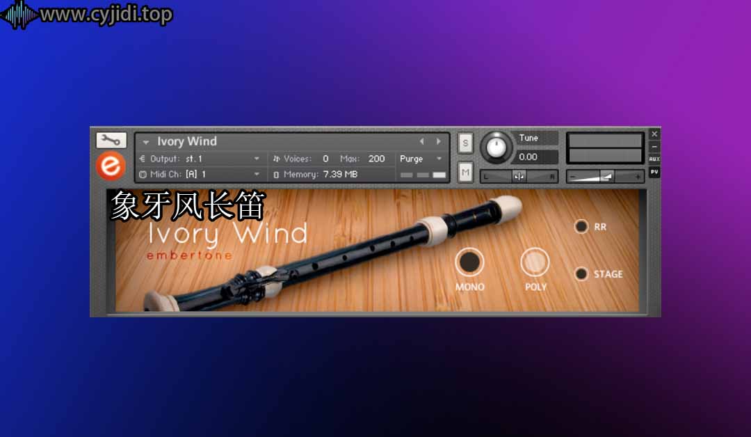 象牙风长笛 – Embertone – （KONTAKT）