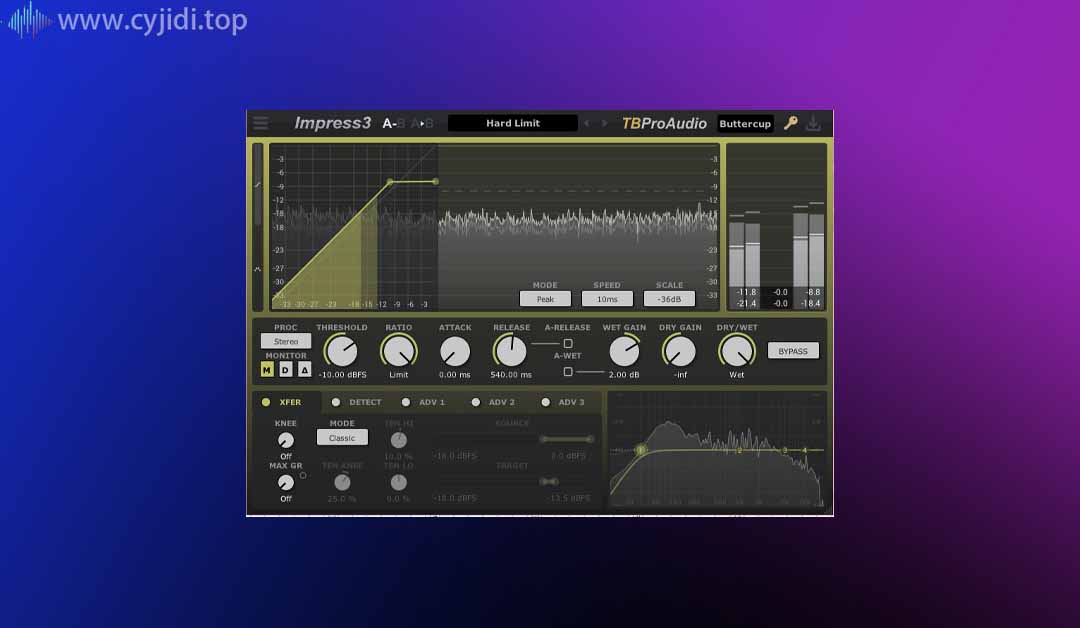 压缩效果器插件-TBProAudio Impress 3 v3.2.2 -WIN