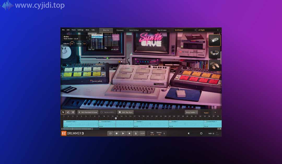 合成波 – Toontrack –  EZX – WAV