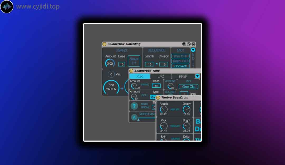 插件包 – Ableton – Skinnerbox Time and Timbre v2.0 （Max For Live）
