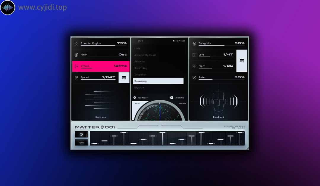 粒子延迟混响器  – Prototype Audio – Matter for  – WiN
