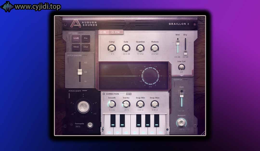 人声修音效果器 – Auburn Sounds –  Graillon v3 – MAC