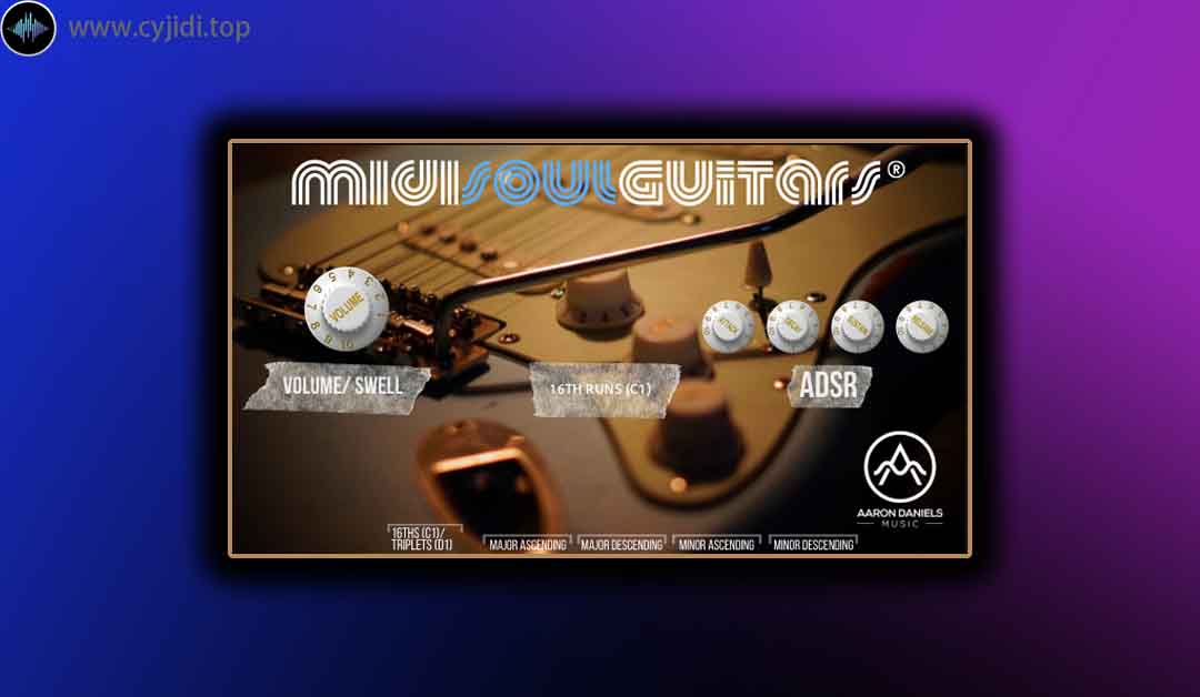 音源 – Aaron Daniels Music – Midi Soul Guitar 第 1 卷 （KONTAKT）