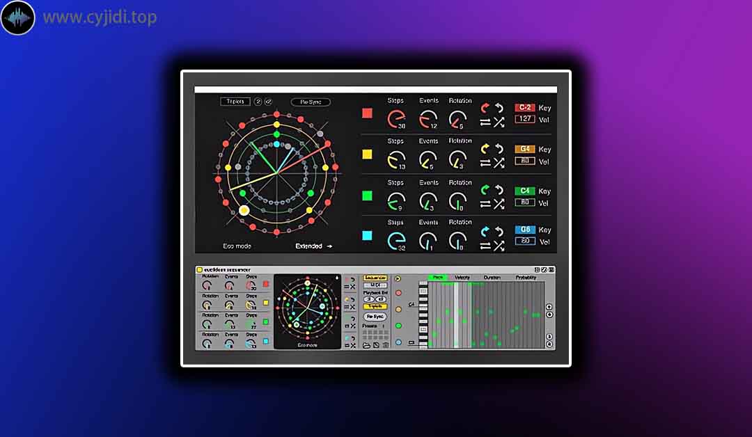 插件包 – Ableton – Alkman –  Pro 1.1 欧几里得音序器（Max For Live）