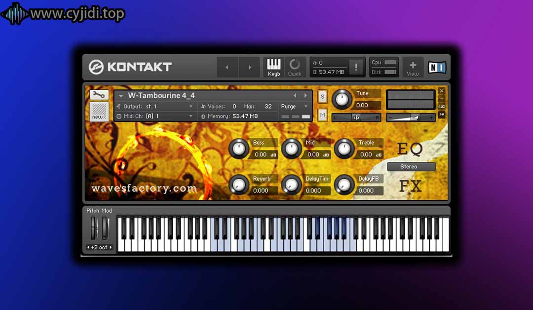 Wavesfactory – W-手鼓 （KONTAKT）