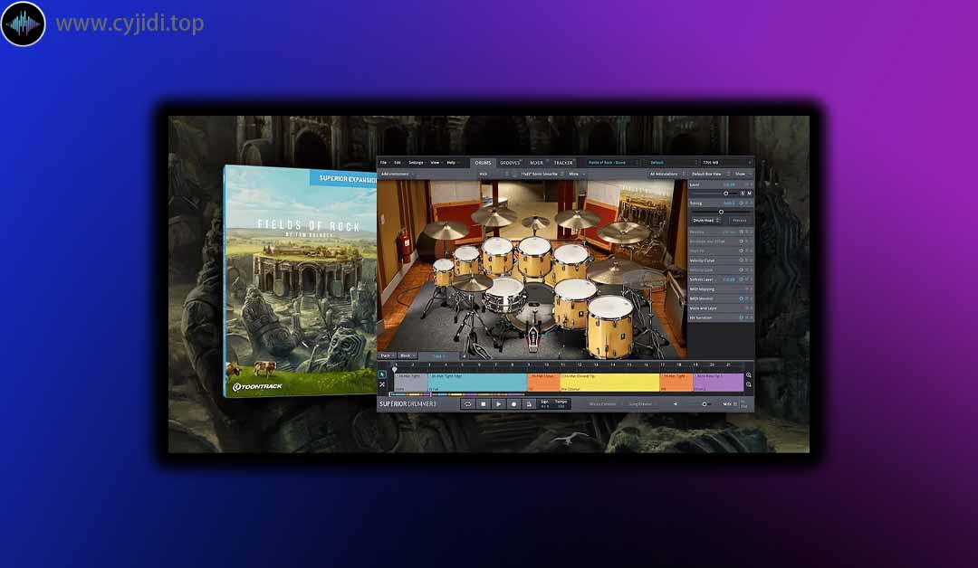 Toontrack – 岩石原野 SDX +音色库 -Mac