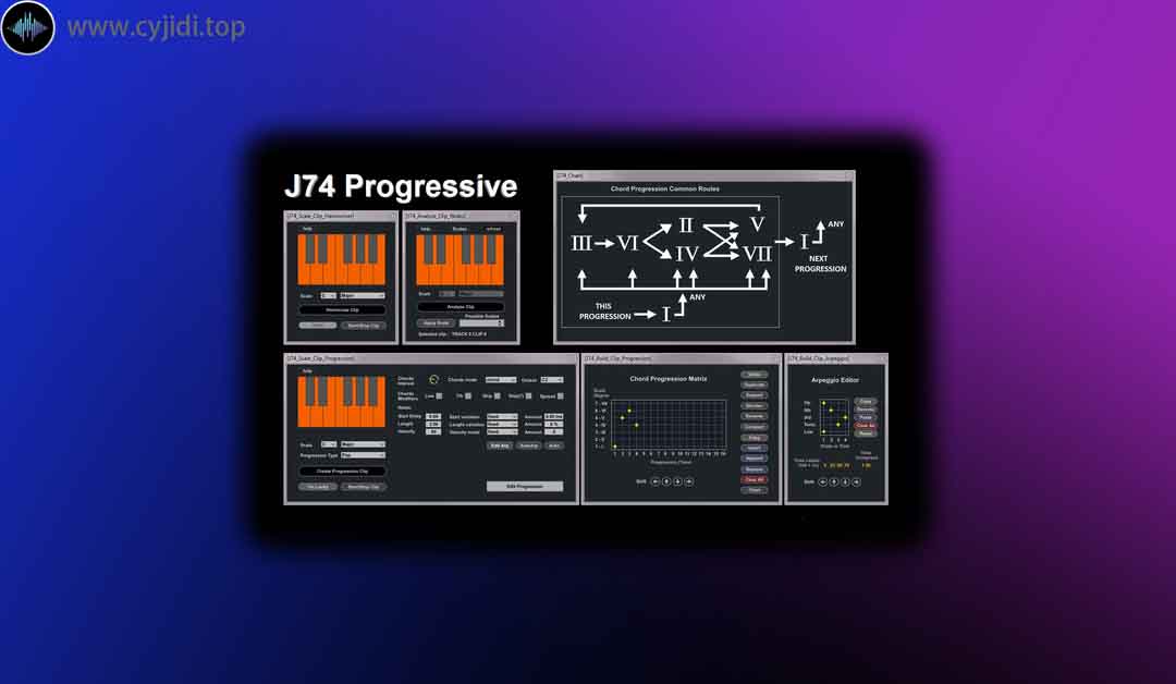 插件包 – Ableton – J74 Progressive – (Max For Live)