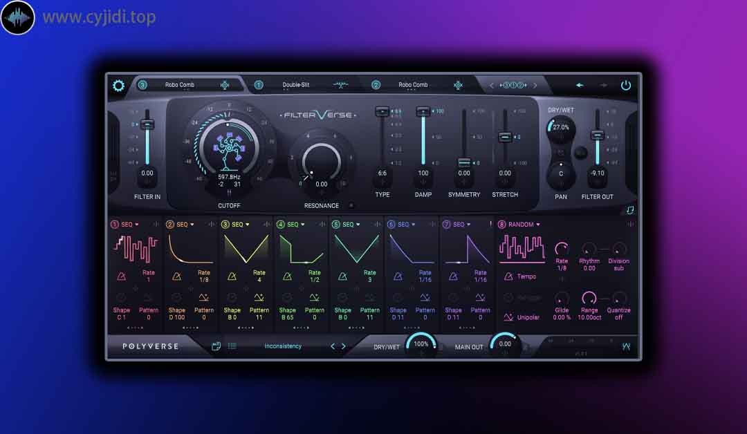 滤波环绕 – Polyverse  – Filterverse v1.0.1 – WiN