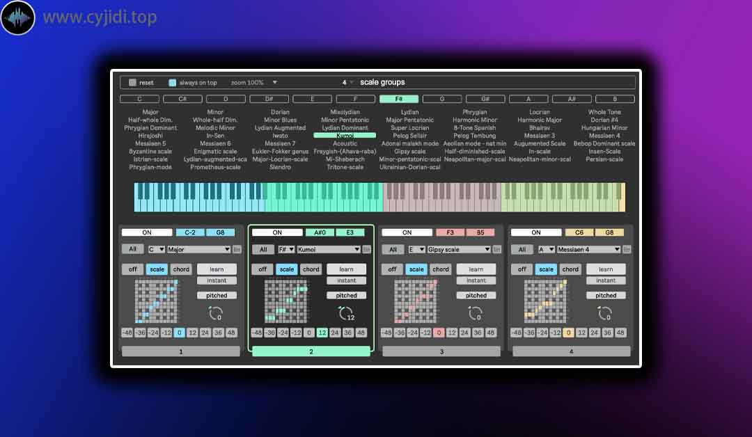 插件包 – Ableton – Scale-O-Mat [Max for Live]