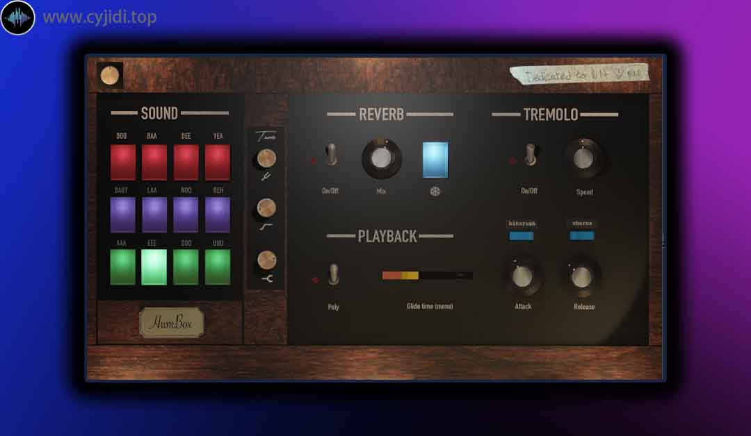 混响颤音合成器 – Blezz Beats – HumBox v1.5.3 – Mac