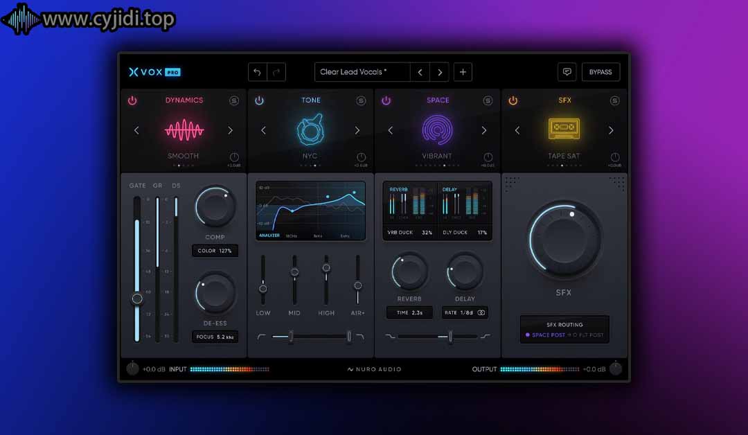 人声混音效果器 – Nuro Audio –  Xvox Pro – WiN