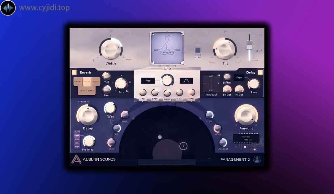 混响效果器 – Auburn Sounds –  Panagement v2.6.0 – WiN