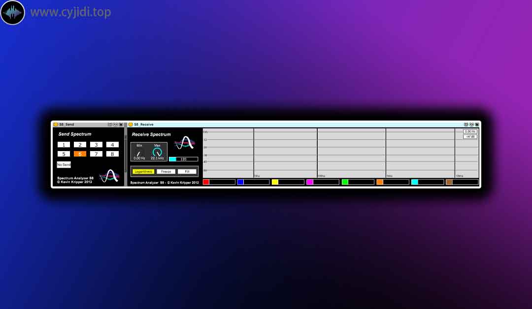 插件包 – Ableton – Kevin Kripper – 频谱分析仪 S8 （KONTAKT）