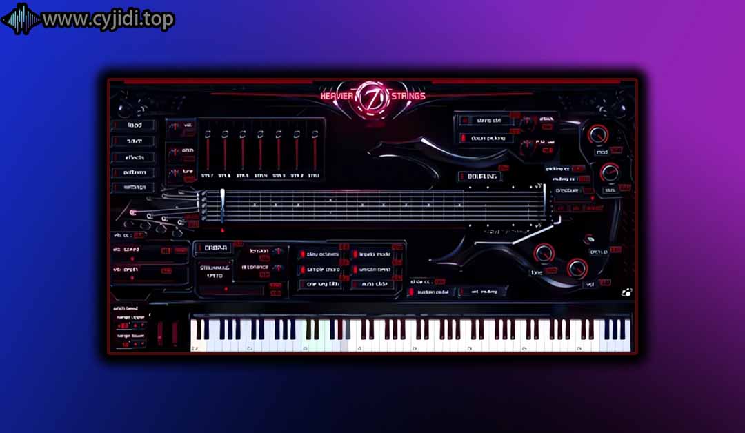 乐器合成器 – Three-Body Technology Heavier7Strings + 9.5GB音色库 – Mac
