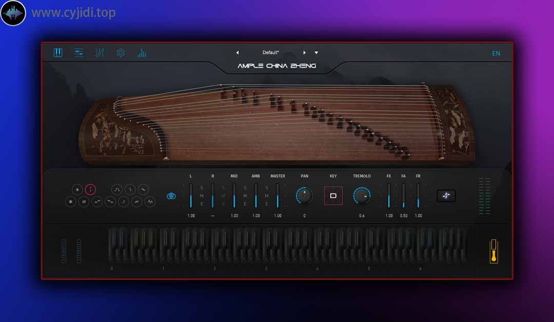 乐器合成器 – Ample Sound – Ample China 古筝 4.0.0 for WiN