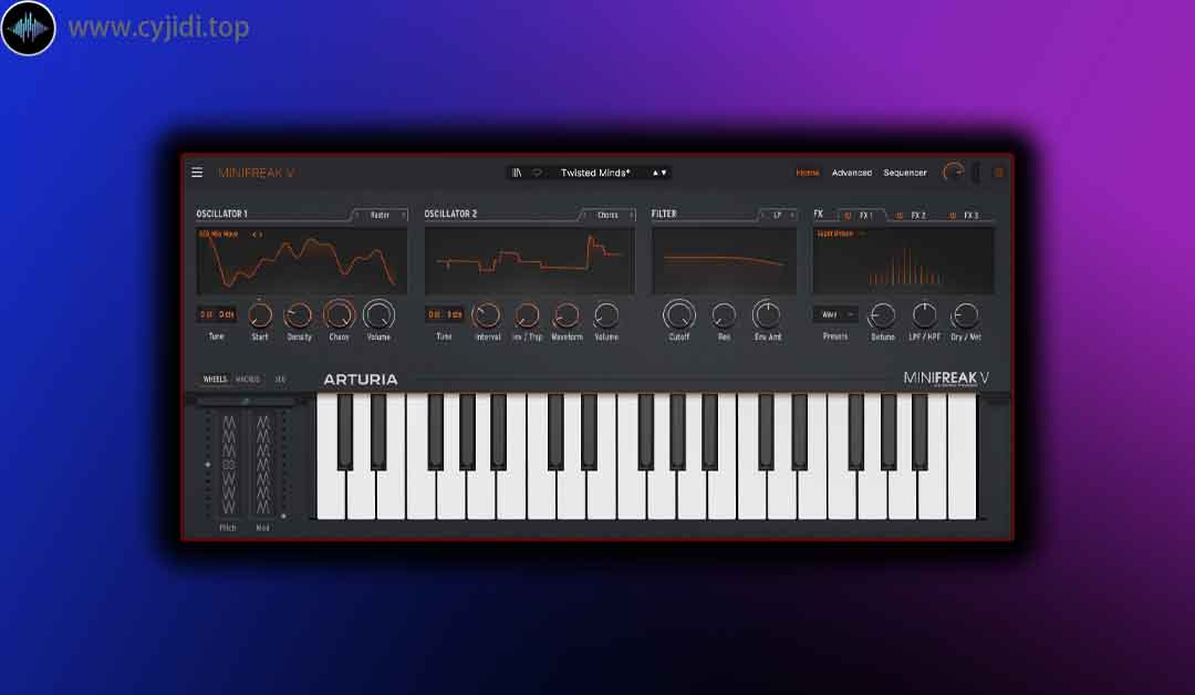 合成器 – Arturia – MiniFreak V v3.0.0 – WiN
