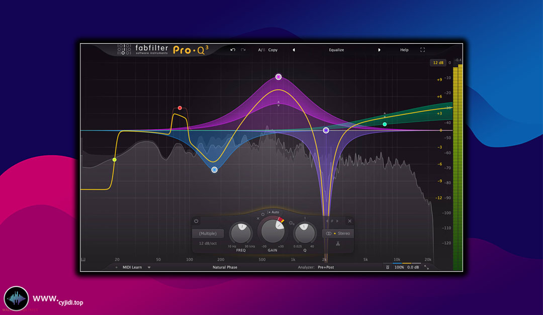 均衡器 – FabFilter – Pro-Q 3 v3.26 肥波 （WiN）