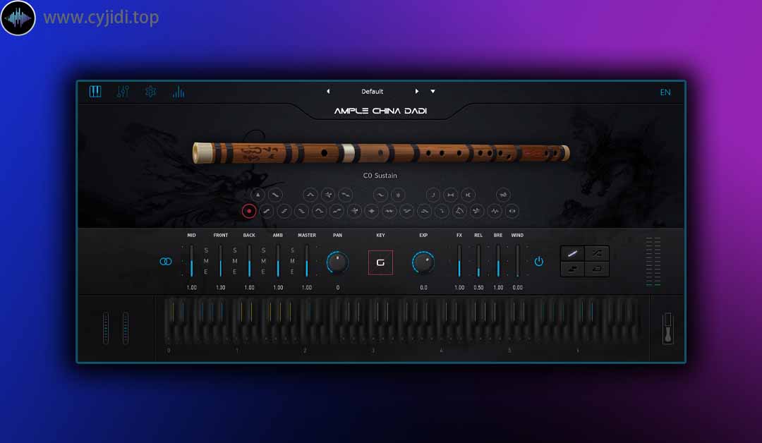 乐器合成器 – Ample Sound – Ample China 大笛 for WiN