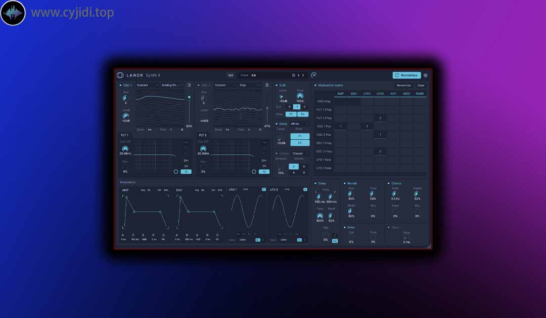乐器合成器 – LANDR – Synth X v1.0.33 – WiN