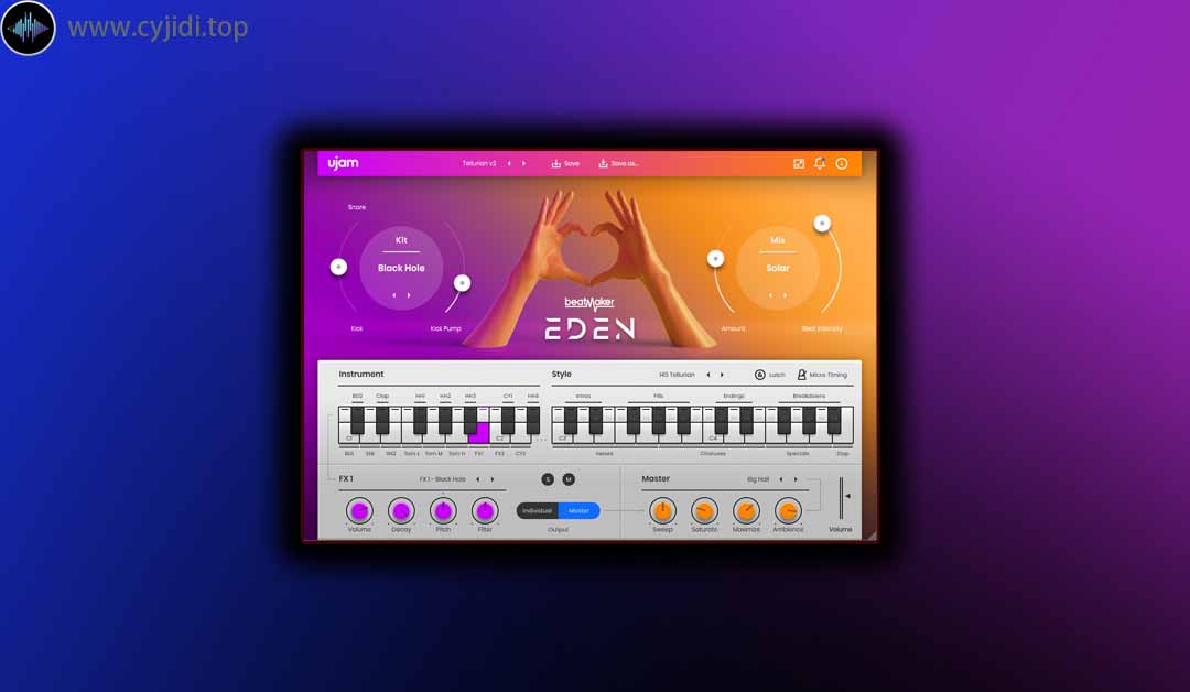 乐器合成器 – UJAM – Beatmaker – WiN